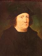 Hans holbein the younger Portrait of an unknown man, supposed effigy of Thomas More. oil painting on canvas
